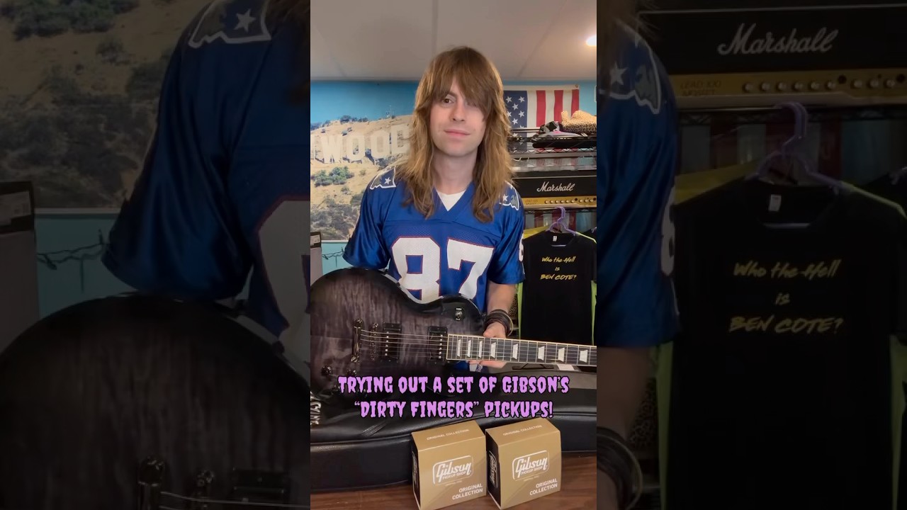 Gibson Dirty Fingers pickups! 