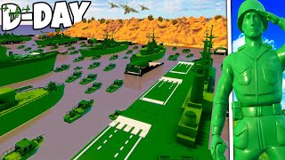 Largest Green Army Men DDAY BEACH INVASION Ever...