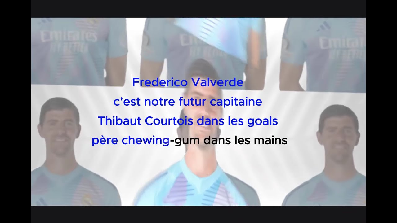 BAD NOVA   Hala Madrid  2025 ÉDITION  Lyrics Video