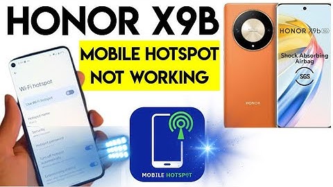 Why Is My HONOR X9b Hotspot NOT Working? #HONORX9b