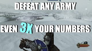 WIN against forces 3x your size, even on Max Difficulty - Bannerlord Tips