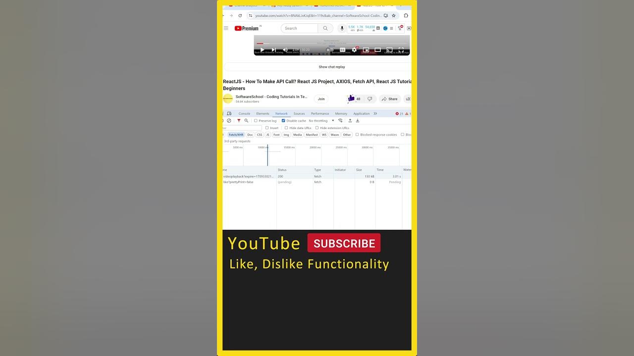 ReactJS Tutorial(How Like, Dislike Works In YouTube)React JS Project ... image.