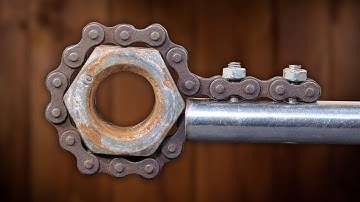 How to Make Adjustable Chain Wrench | Useful Homemade Tools | DIY Chain Wrench Spanner Heavy Duty
