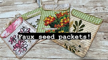 Let’s make seed packets | Beginner friendly | #junkjournalideas