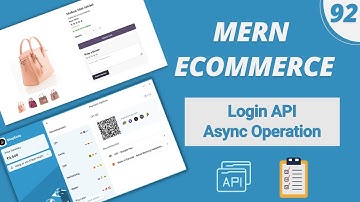 MERN Stack E-Commerce in Hindi: #92 -  Fetch Login API