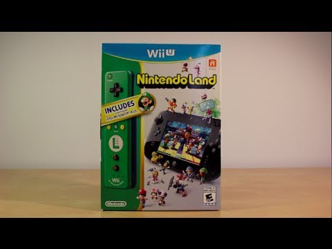 Open Box: Nintendo Luigi Wii U Remote Bundle w/ Nintendo Land 