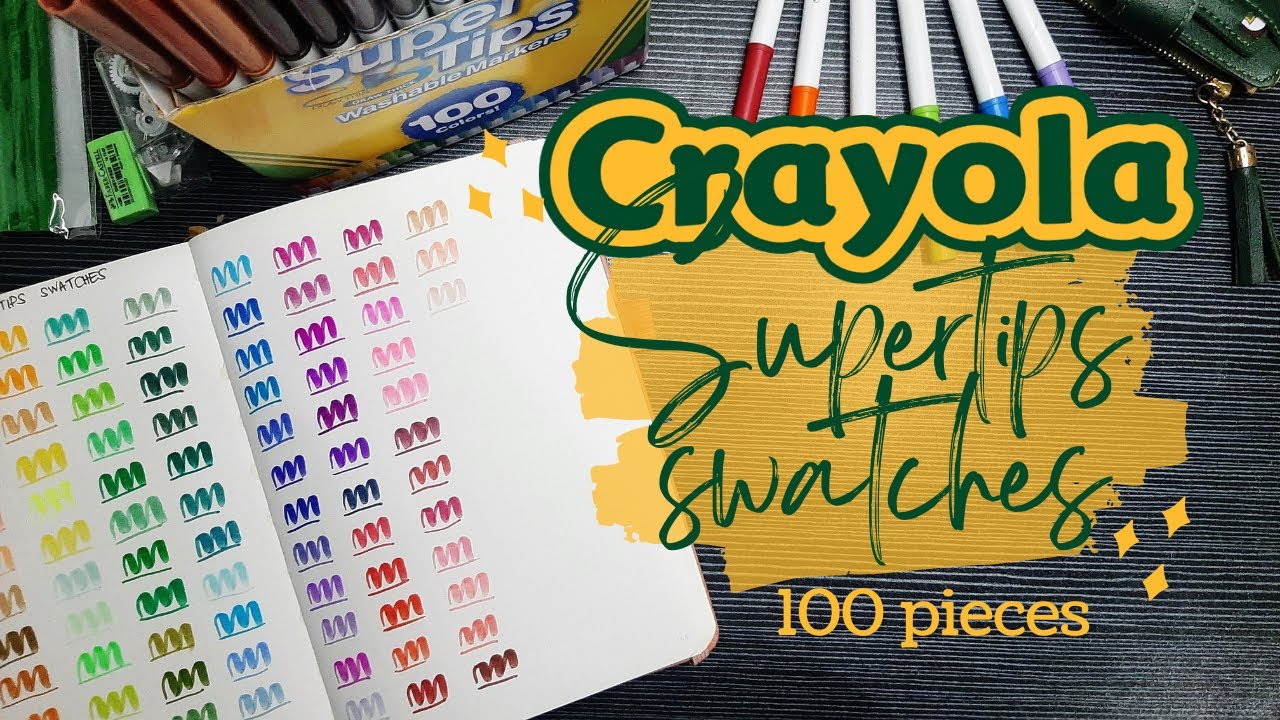 Crayola SuperTips Swatch — Steemit