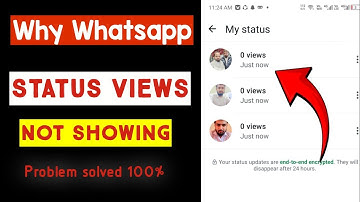 Why Whatsapp status views not showing ? || Whatsapp status views solution 
