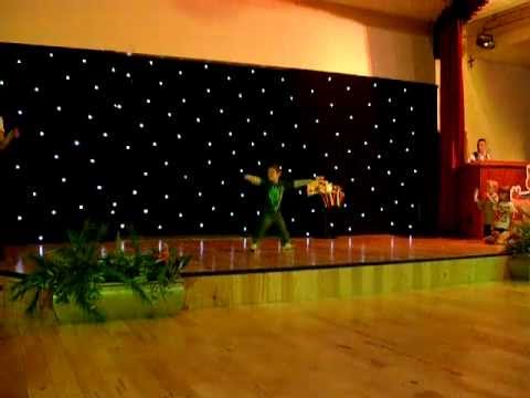 Zac in the John Fowler 4-10 year olds Dance Compet...