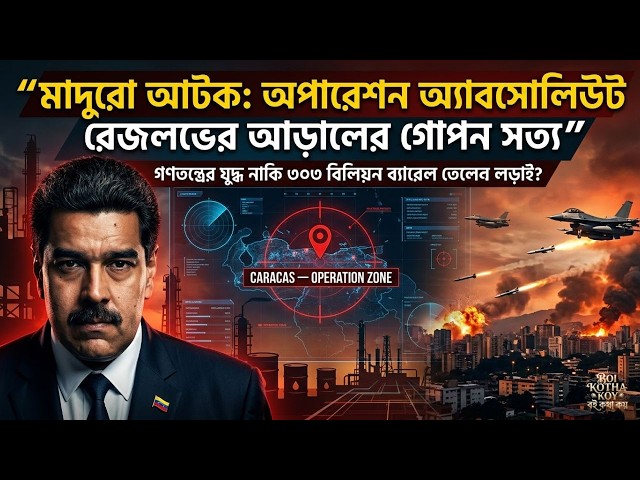 মাদুরো আটকঃ অপারেশন অ্যাবসোলিউট রেজলভের আড়ালের গোপন সত্য | ৩০৩ বিলিয়ন তেলের লড়াই নাকি অন্য কিছু?