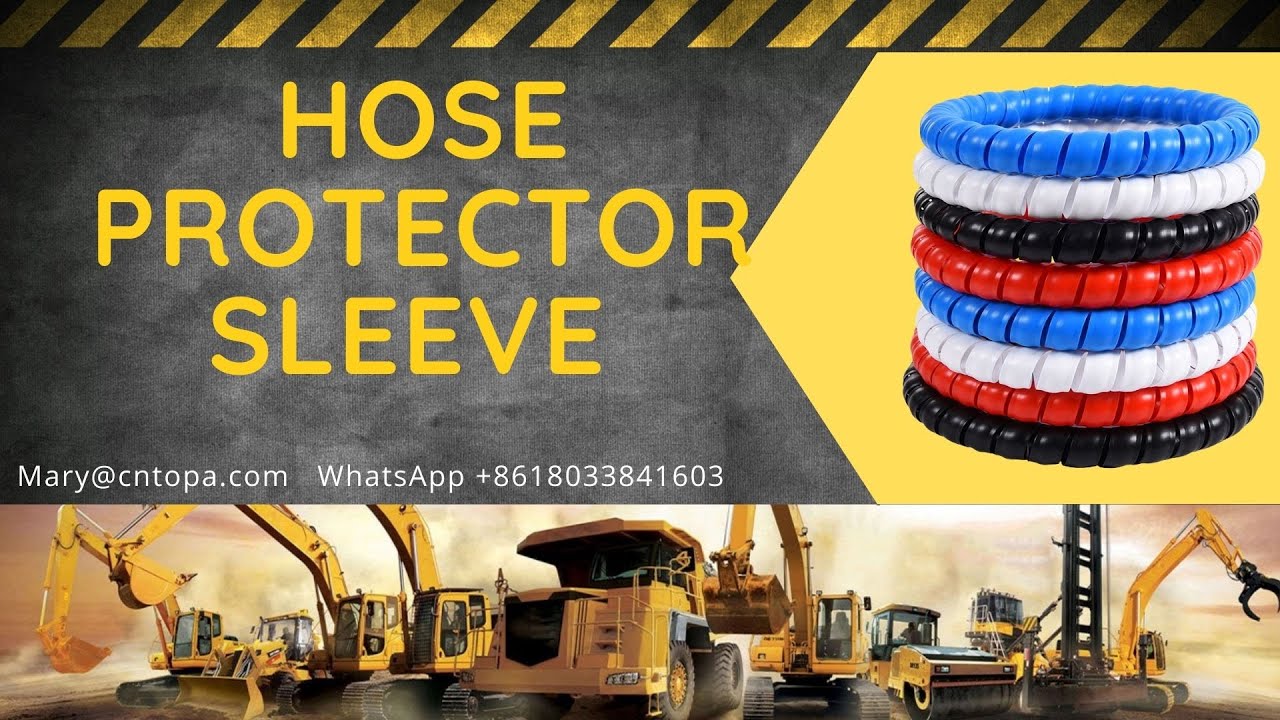 How to make automotive heavy duty plastic wire fuel and gas air hydraulic hose protection sleeve