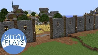 Simple Minecraft Walls - Mitch Plays Minecraft - Ep 360