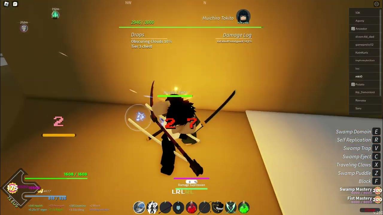 Swamp inf combo project slayers youtube