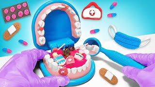 DIY Mini Dental Clinic 🦷✨ Learn to Brush with Sam