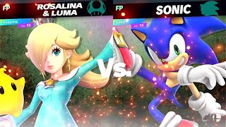 Super Smash Bros Ultimate Amiibo Fights Request #26177 Rosalina vs Sonic