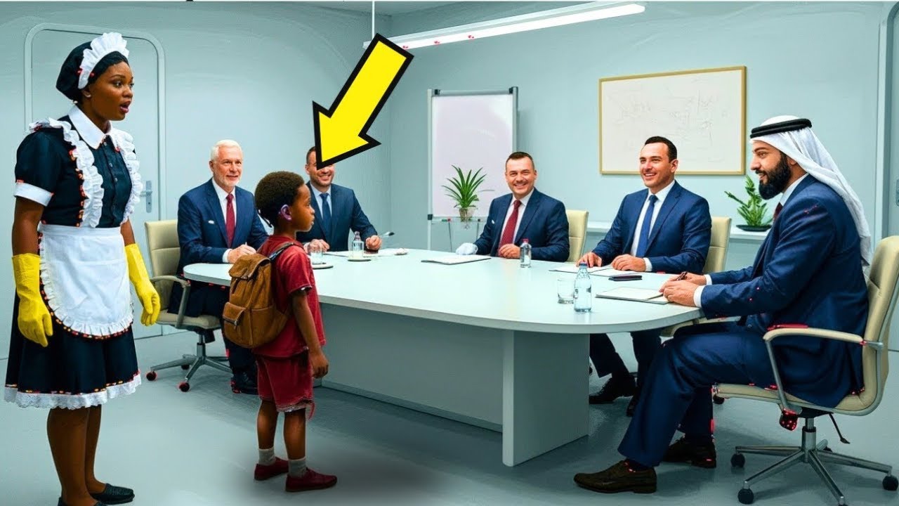 “I SPEAK 9 LANGUAGES” — Said the POOR MAID’S SON… The Arab Millionaire Laughed, But Was INTRIGUED