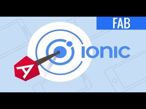 6- Ionic 5 UI components - FAB زر الاجراء العائم - YouTube