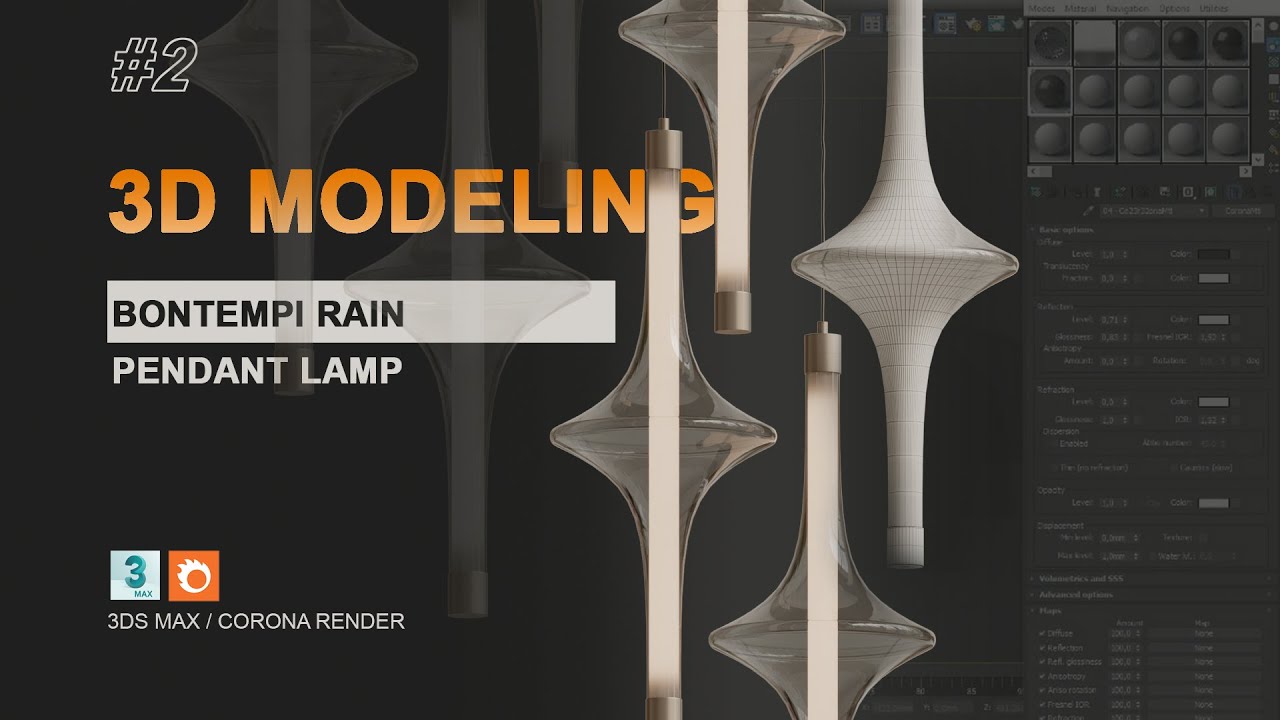 Modelling Lamp How to modelling a lamp | 3D MODELING TUTORIAL #2