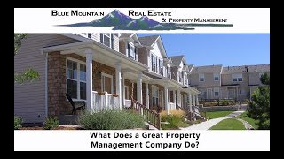 What Does a Great Property Management Company in Colorado Springs Do?