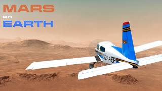 Is this what flying an airplane over MARS looks like