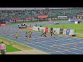 100m  women huddle final    tobi amusam wins africa games