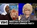 Martha Stewart Brings A Corpse To The Kitchen ‘Sneak Peek’ | Martha & Snoop's Potluck Dinner Party