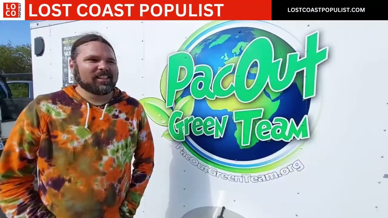 pacout green team cleans up the green zone behind walmart in eureka california w lost coast populist