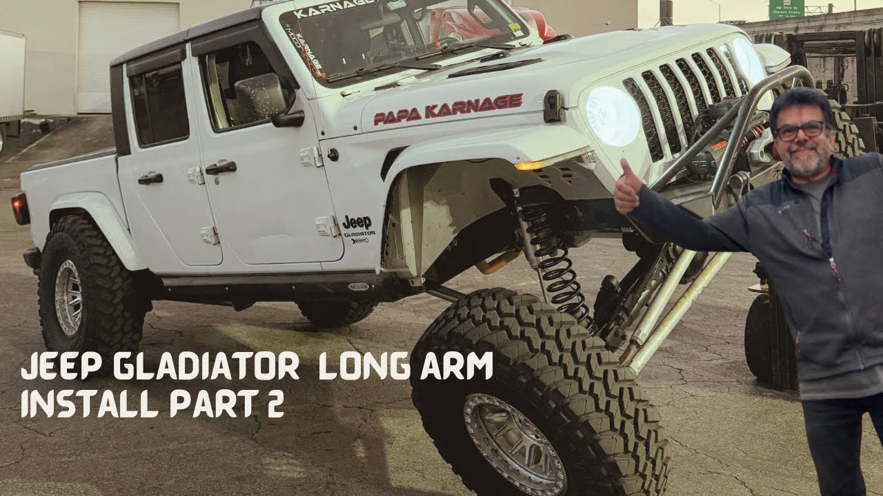 Jeep gladiator rpm long arm install