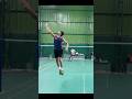 Forehand push + Backhand smash !