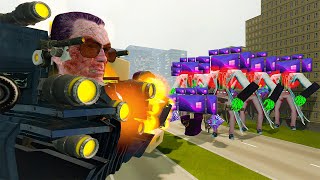 Evolution Of Upgraded Titan PC Man Vs Team Skibidi Toilet In Garry's Mod!