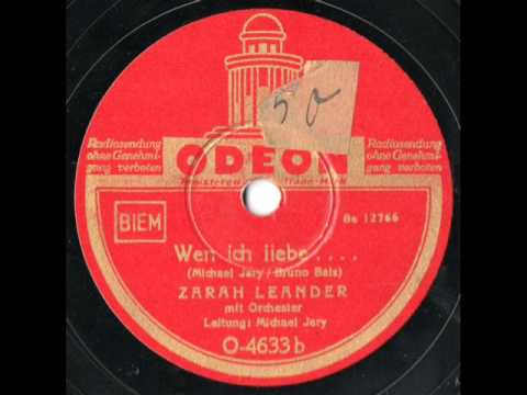 Zarah Leander - Wen ich liebe... bekijken op YouTube