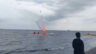 lomba perahu layar Ketapang Gilimanuk tgl 14 Januari 2024