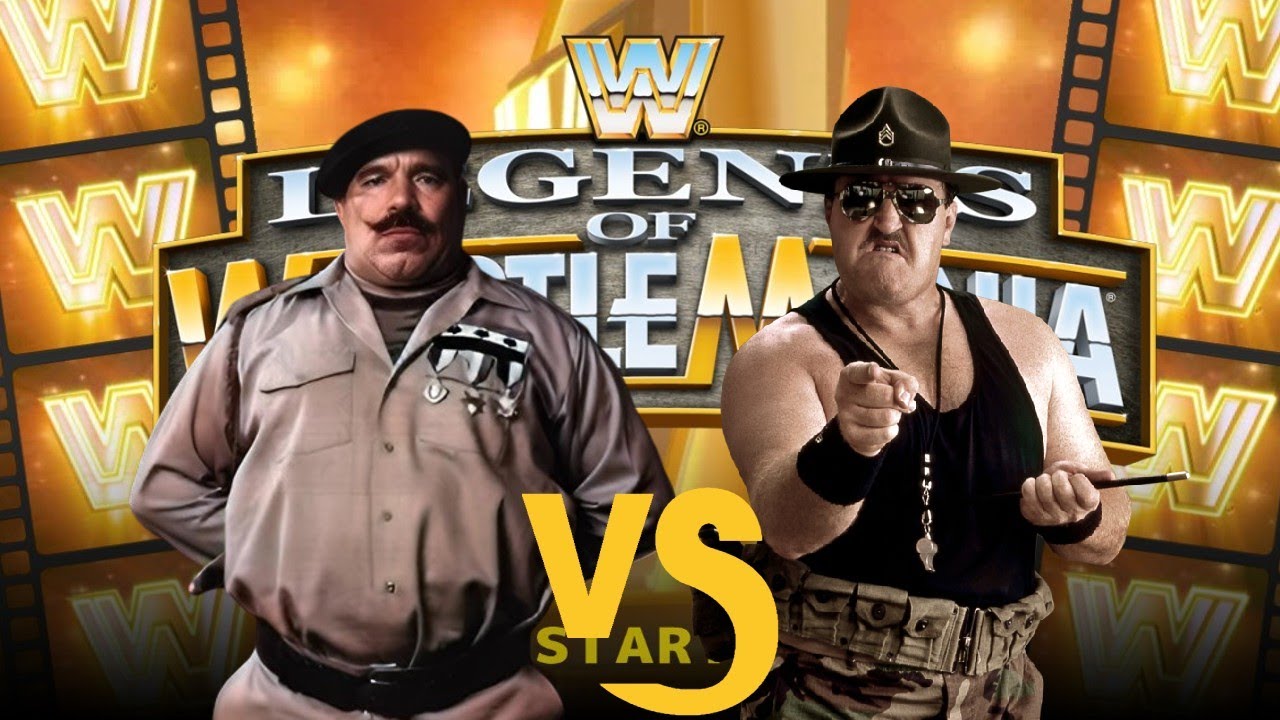 WWE Legends of Wrestlemania Xbox 360 Matches Iron Sheik vs Sgt