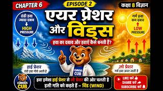 Air Pressure &amp; Winds 🌬️ | Class 8 Science Chapter 6 Explained