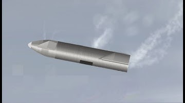 SN11 High Altitude Flight Test | Flip Manuver