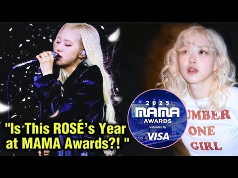 Rosé Predicted To Sweep Big At 2025 MAMA Awards Emerges As A Top Daesang Contender