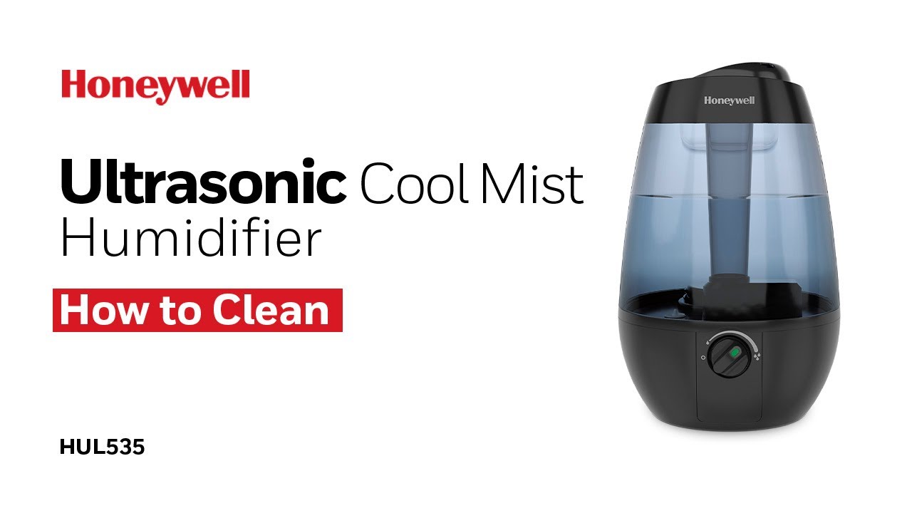 Honeywell Ultrasonic Cool Mist Humidifier HUL23 - How to Clean