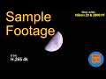 Nikon Z9 800mm PF Moon Sample Footage - H.264 H.265 NRAW N-RAW - OkiPixelFinders