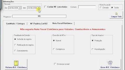 Sistema de Gestão ERP Vendas e NFe - SBG