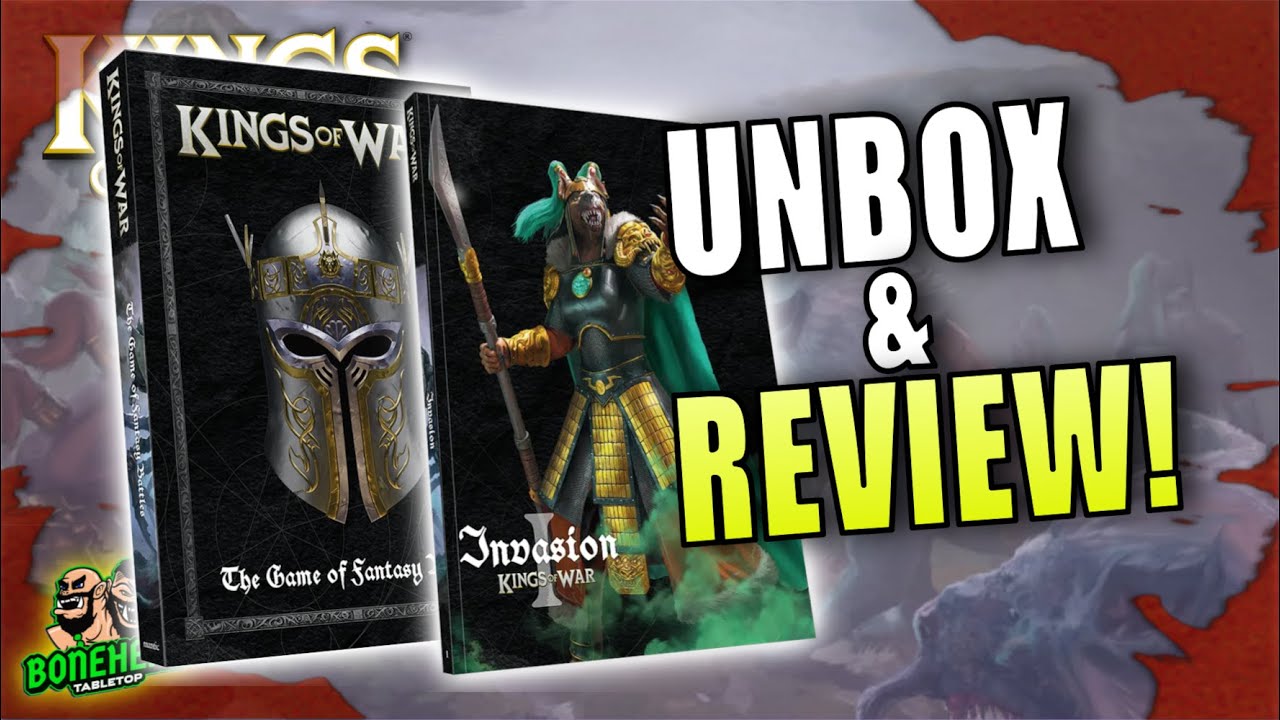 Kings of War NEW Campaign & Rulebook UNBOXING & REVIEW