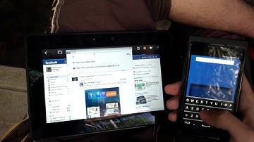 BlackBerry Bridge Feature on BlackBerry10 Dev Alpha and Playbook