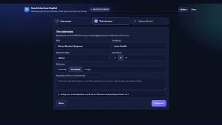 Mock Interview Copilot: rehearse with an AI interviewer (practice mode)