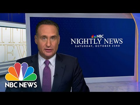 Nightly News Full Broadcast - October 23rd