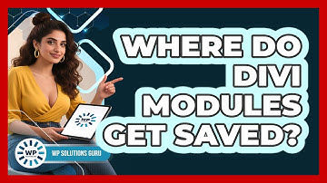 Where Do Divi Modules Get Saved?
