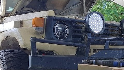 75 Series Landcruiser Led Headlight And Canbus decoder Installation.. 💪❤️😍