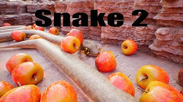 Snake 2 - Gameplay (classic snake game in Unreal Engine)