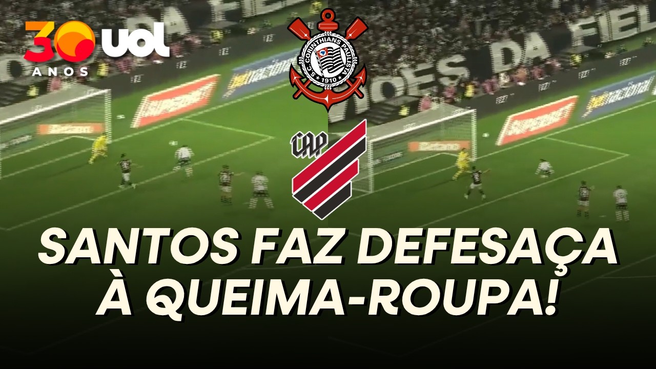 À QUEIMA-ROUPA! MATHEUZINHO CABECEIA NA PEQUENA ÁREA, MAS SANTOS MANTÉM CORINTHIANS 0 X 0 ATHLETICO