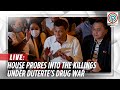 House resumes investigation into the killings under dutertes war on drugs  abscbn news