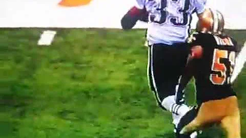 Darren Sharper's Big Hit On Kevin Faulk Saints vs  Patriots 2009
