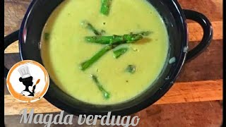 como hacer crema o sopa de esparragos receta fácil y rapida